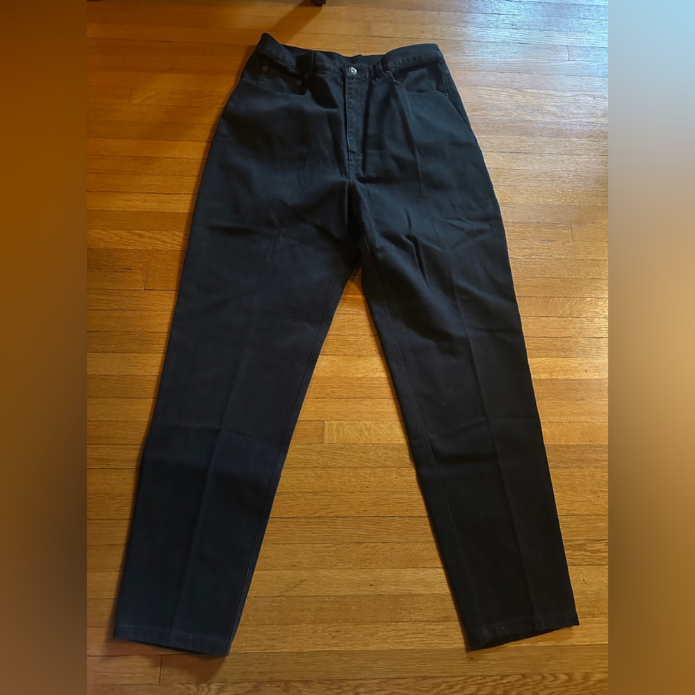 Vintage Dry Goods Black Cotton Jeans, Size 14 (34”)